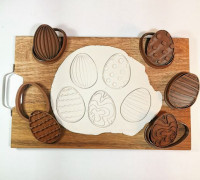 easter egg cookie cutter 3D model
