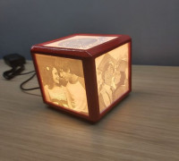 Lithophane cube 3D model