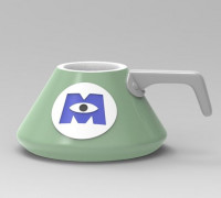 monster mug 3D model