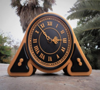 Decorative Clock with Secret Storage 3D model