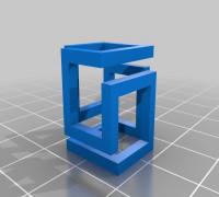 My Customized 3d Cube Perspective Illusion 3D model