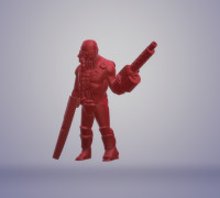 Augmented conscript 3D model