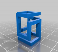 My Customized 3d Cube Perspective Illusion 3D model