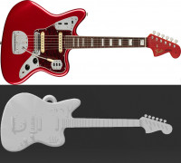 Fender Jaguar KeyChain 3D model