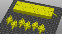 Key Hanger power cord 3D model