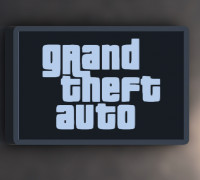 GTA" Luminous SSD Cover 3D model