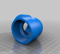 1.5" 90 pipe elbow ABS/PVC 3D model