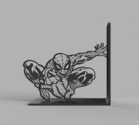 Spiderman Bookends 3D model