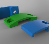 LED-strip mounting brace 3D model