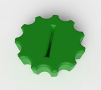Key knob 3D model