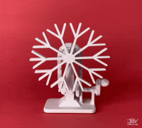 Trippy Snowflakes 3D model