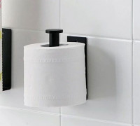 Multifunction Wall Mounted Roll Paper Rack 3D model