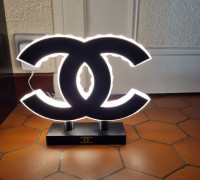 COCO CHANEL LAMP 3D model