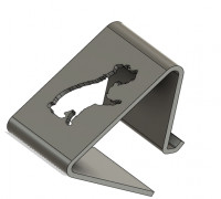 Phone Mount with schnauzer 3D model