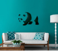 GEOMETRIC PANDA WALL FRAME 3D 3D model