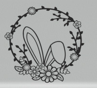 Rabbit Wreath (Pack) 3D model