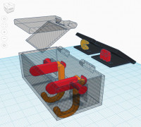 Pacman Key Holder Rack 3D model