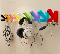 Wall bracket, key holder, headphone stand 3D model