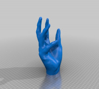 iPhone hand 3D model