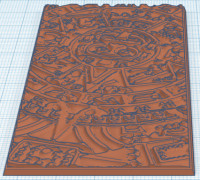 Aztec 50x100mm rectangular base 3D model