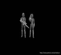 Sci-fi Girl 3D model