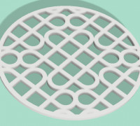 Coaster - Pretzel 3D model
