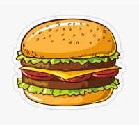 Hamburger 3D model