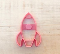 Cookie cutter Rocket 3D model