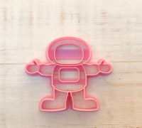 Cookie cutter Astronaut 3D model