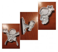 Cutter/Cookie cutter astronaut 3D model