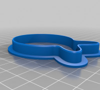Octonauts - Fish biscuit cutter 3D model