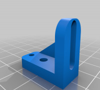 Raised BL/3D Touch Mount 3D model