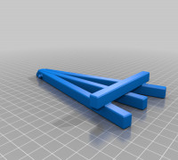 Mini easel, multifunctional stand 3D model