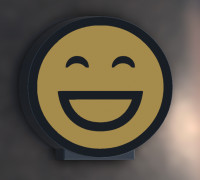 Smiley Lamp "Lol 3D model