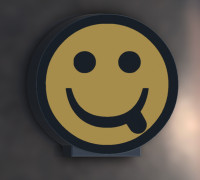 Smiley Lamp "Language 3D model