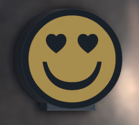 Lamp Smiley "Lovers 3D model