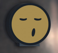 Smiley lamp "Etonné 3D model