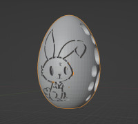 Easter Egg - Bunny 3D model