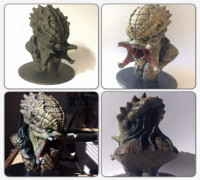 Predator Bust Sculpt (HD) 3D model