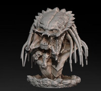 predator bust 3D model
