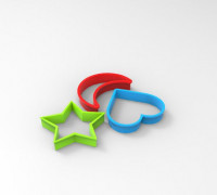 Cookie cutters 3D model