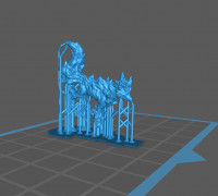 Fire Fox Without Base Supported 3D model