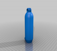 Go-pro floaty mount 3D model