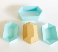 Gem Bath Bomb Mold Set 3D model