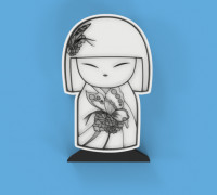 Geisha Lamp 3D model