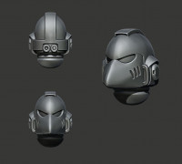 Beaky Style Space Helmet 3D model