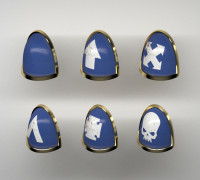 Space Marine - Shoulder pads 3D model