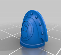 Chapters - Shoulder pads v3 3D model