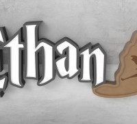 FIRST NAME LIGHT ETHAN 3D model