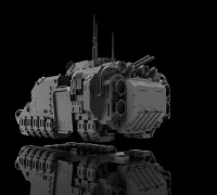 Floating Tank Rear Add-on  3D model